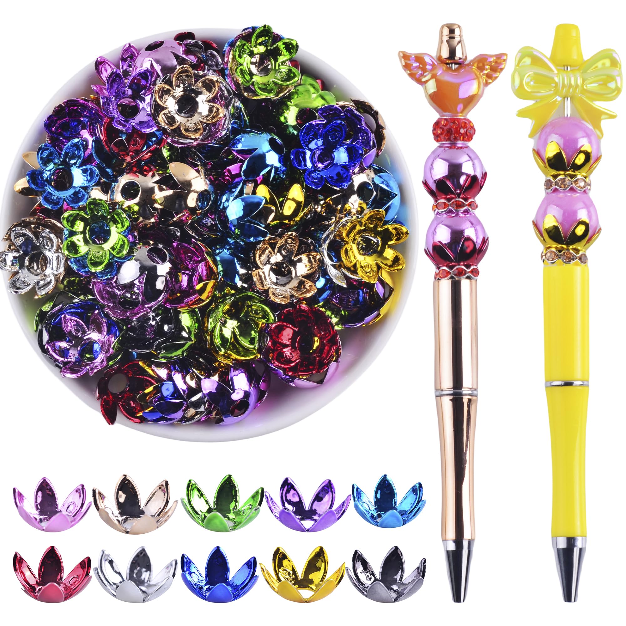 Amazon.com: Focal Beads for Pens Bulk Focals for Beaded Pens 60Pcs
