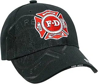 Rapid Dominance JW7-FD-BLK Shadow Law Enforcement Caps, Fire Dep., Black