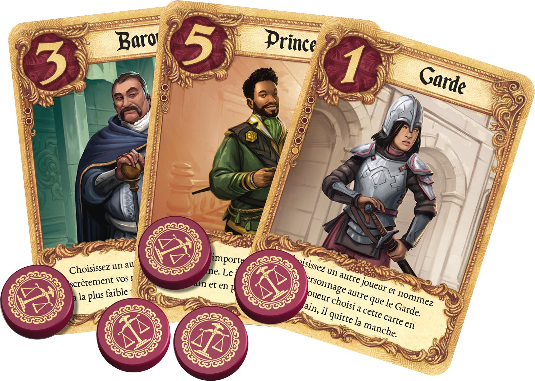 Asmodee Love Letter Jeu de Cartes Stratégique 10 Ans 2-6 Joueurs 15 Min Version Française Z-Man Games