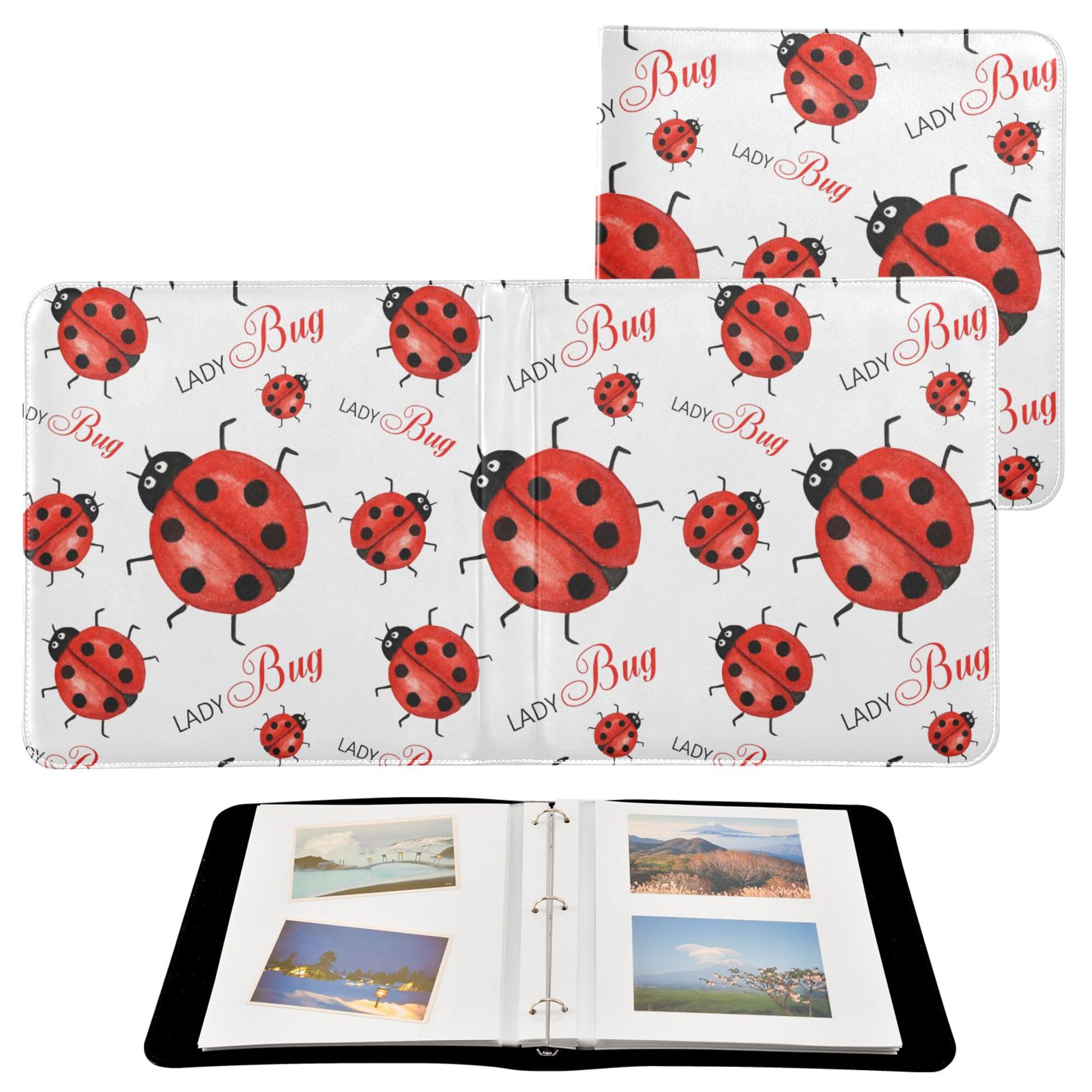 アルバム・スクラップ komame Amazon.com: Fisyme Cartoon Funny Ladybug Photo Album Self Adhesive