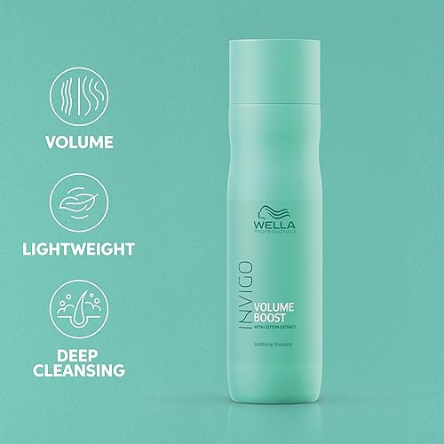 Miniatura 5 de Wella Professionals Invigo - Champú Volume Boost, para mayor volumen, con mezcla de resorte Bodyfying 33.8oz