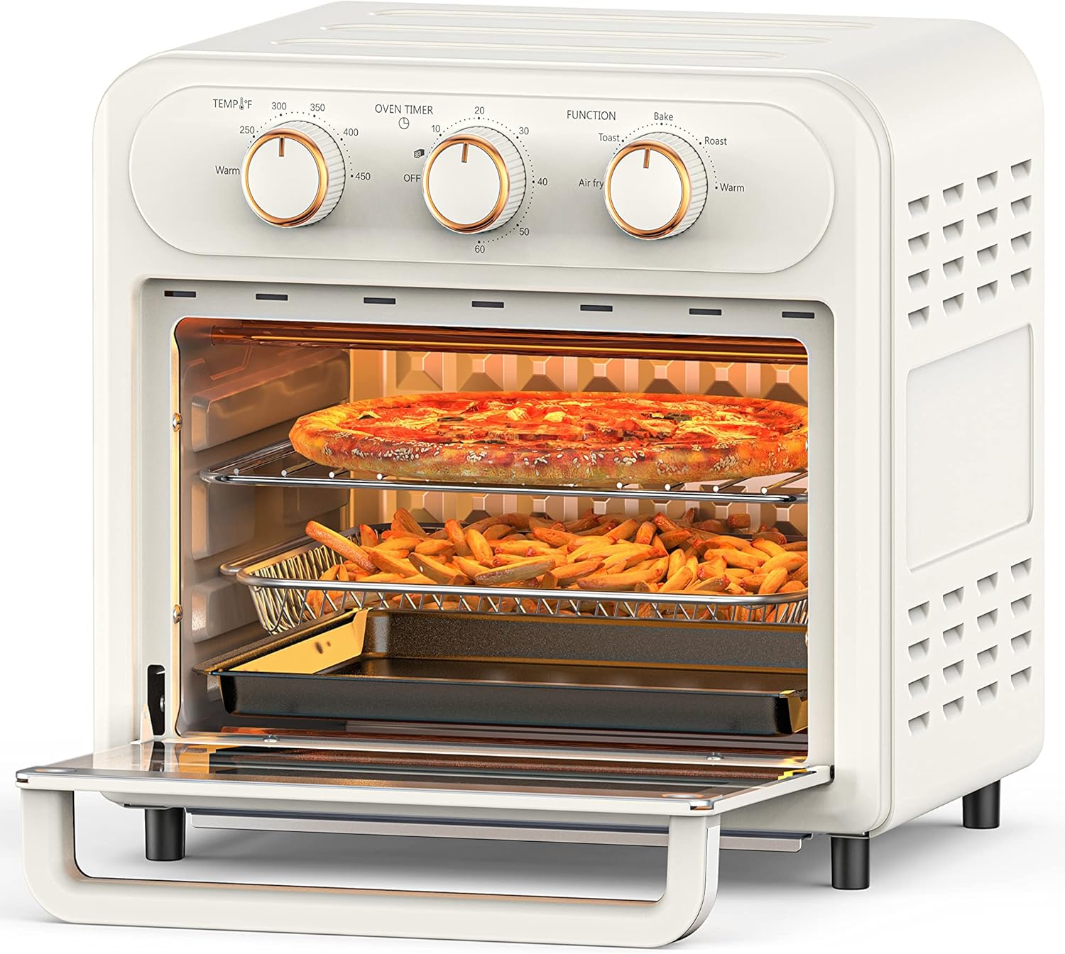 Air Fryer, Paris Rhône 15QT Toaster Oven Countertop, 450