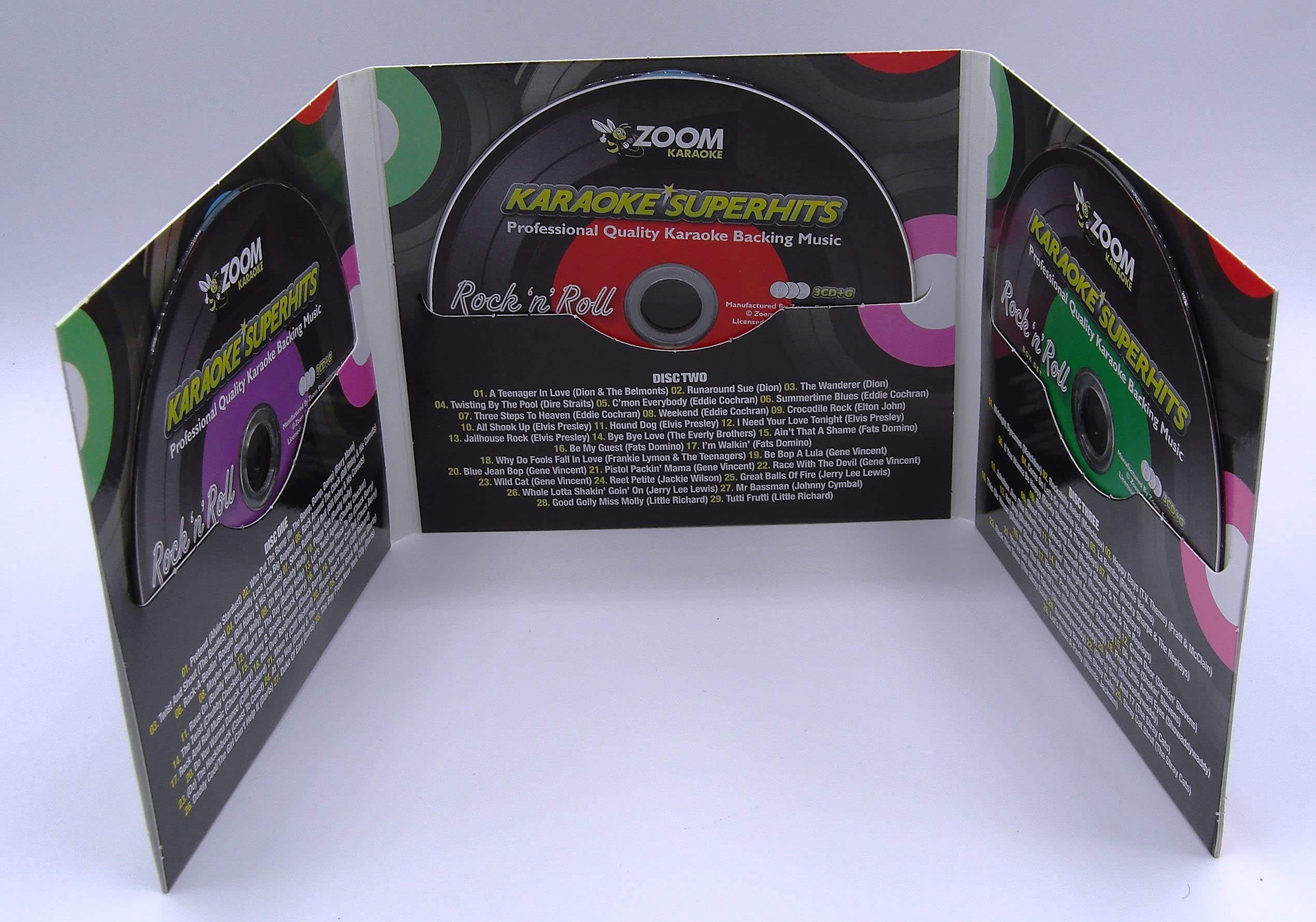 Zoom Rock 'N' Roll Superhits 60 Songs - Triple G Set