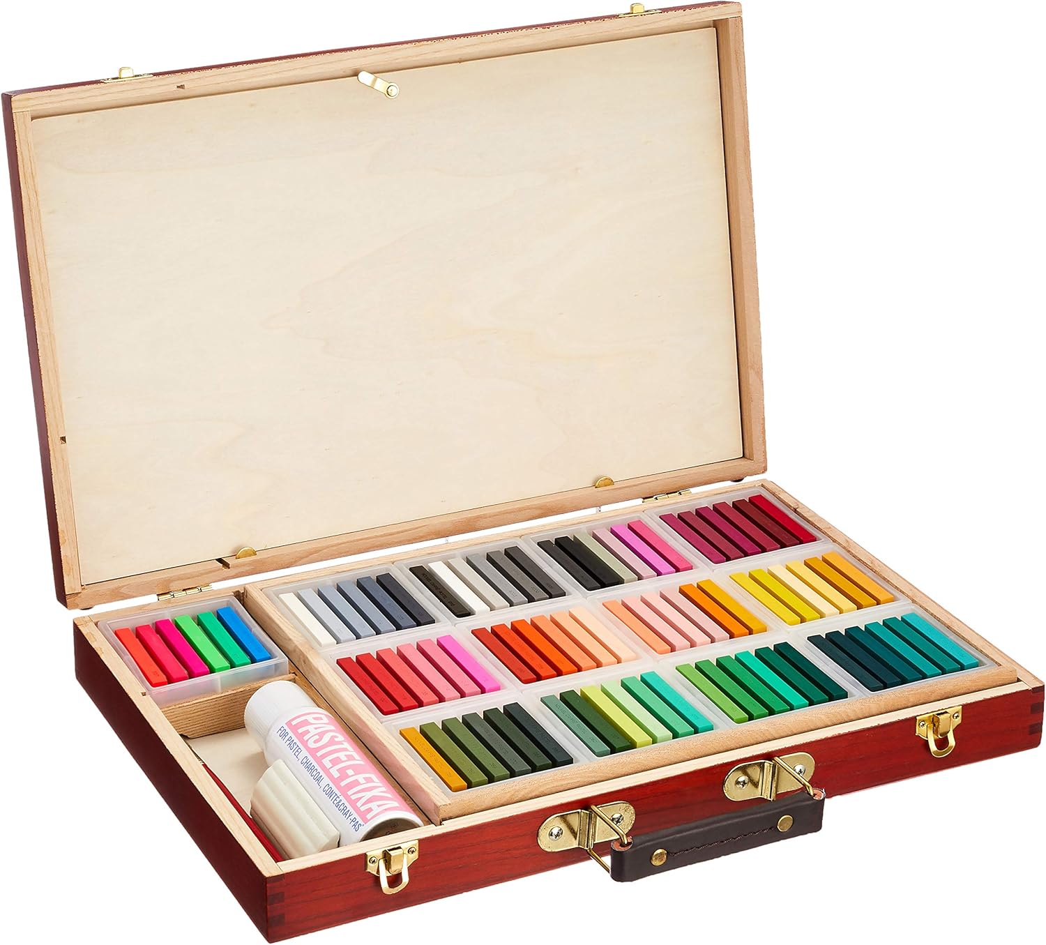 ターレンスジャパン(Talens Japan) Nouvel Curry Pastel, 150 Color Set, Wooden Box