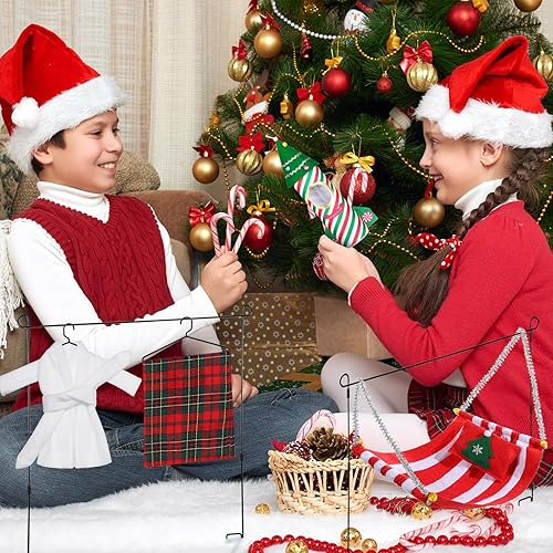 Miniatura 4 de Liitrsh Juego de 8 accesorios de muñeca elfo de Navidad con cohete elfo, saco de dormir de Navidad, suéter, albornoz, orejeras, bufanda, columpio,