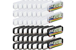 Fainne 50 Pack Transparent Bulk Pencil Case