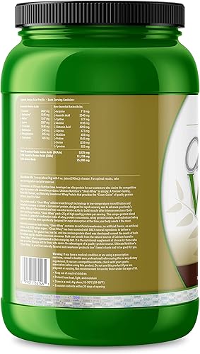 Miniatura 4 de Ultimate Nutrition Mezcla de proteína Clean Whey, crema de chocolate, 2 libras.
