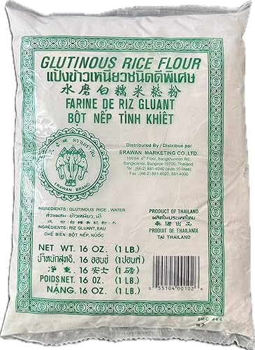 Erawan - Harina de arroz tailandesa sin gluten, ideal para cocinar y hornear -