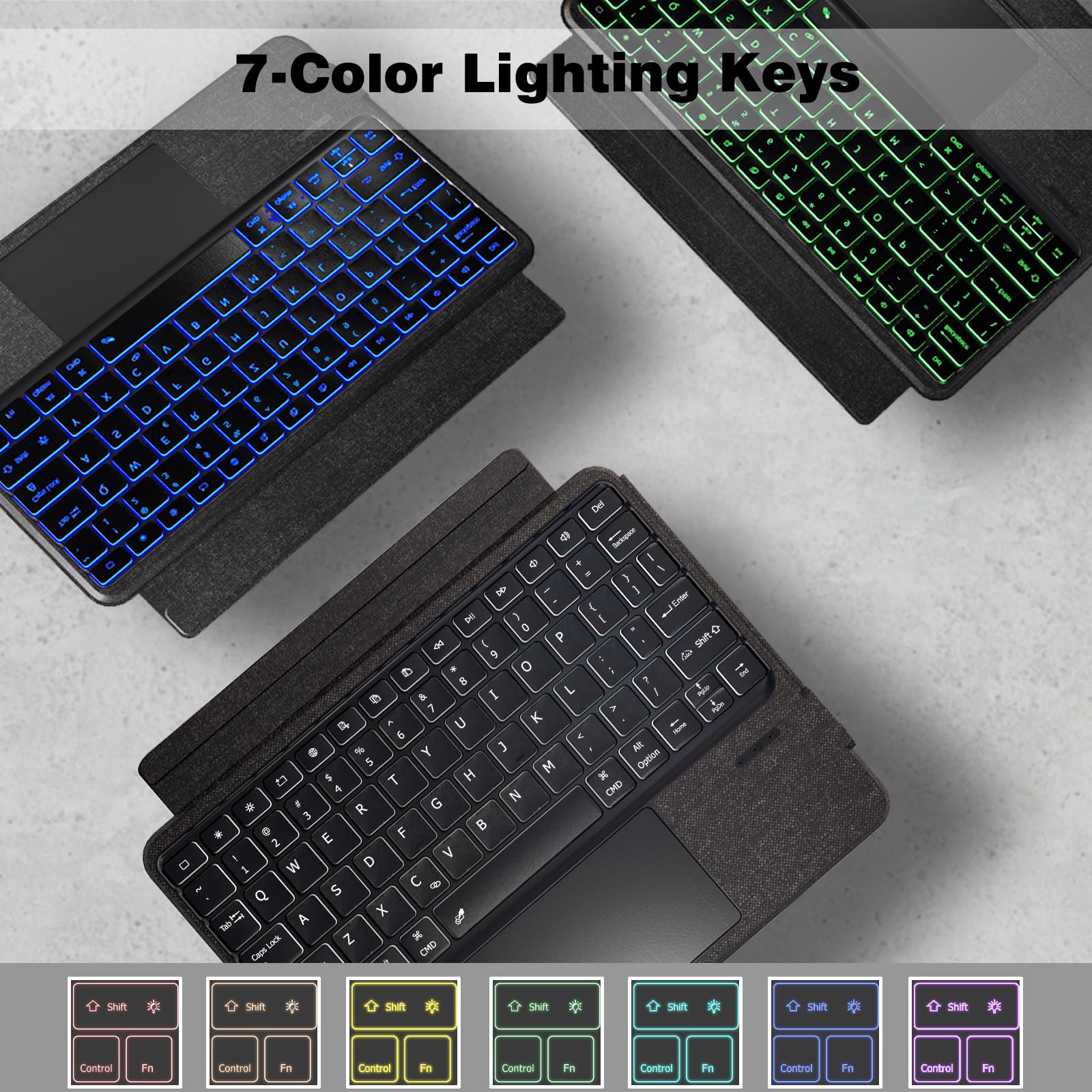 Amazon.com: Doohoeek Keyboard Folio Compatible with New iPad Pro