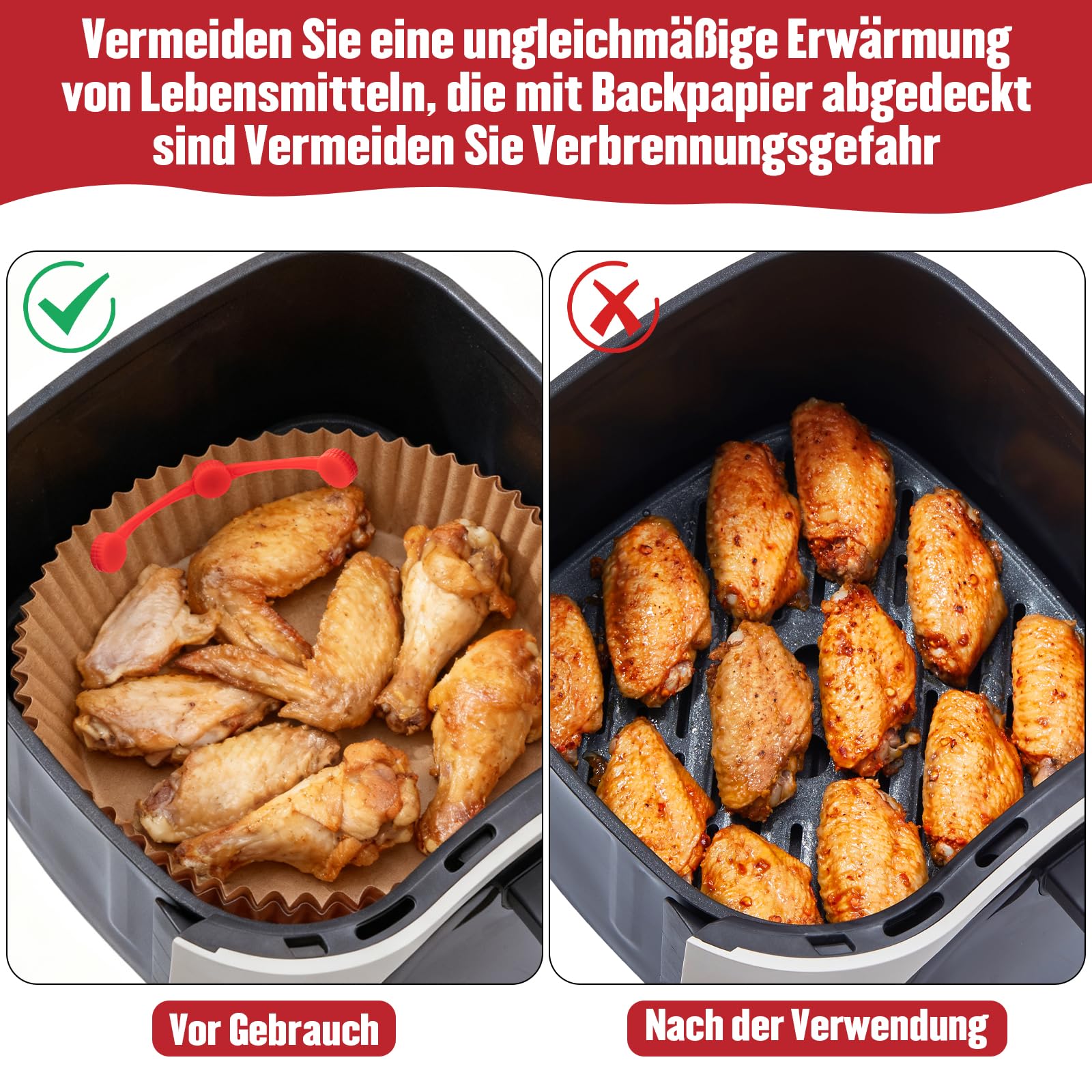 Fermagli Magnetici In Silicone Per Friggitrice Ad Aria - 4 Pezzi, Resistenti Al Calore, Per Fissare Carta Forno