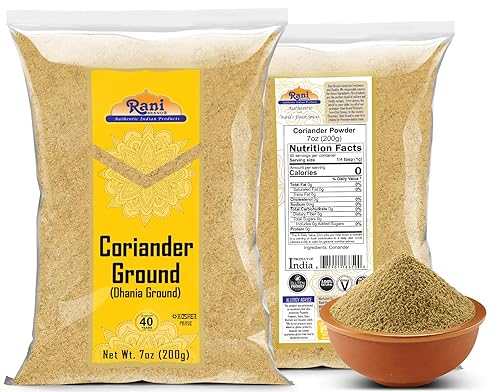Vista 44 de Rani Polvo molido de cilantro (Dhania india) Especias 80 onzas (5 libras) 5.0 lbs a granel ~ Todo natural Sin sal Vegano Sin colores Apto