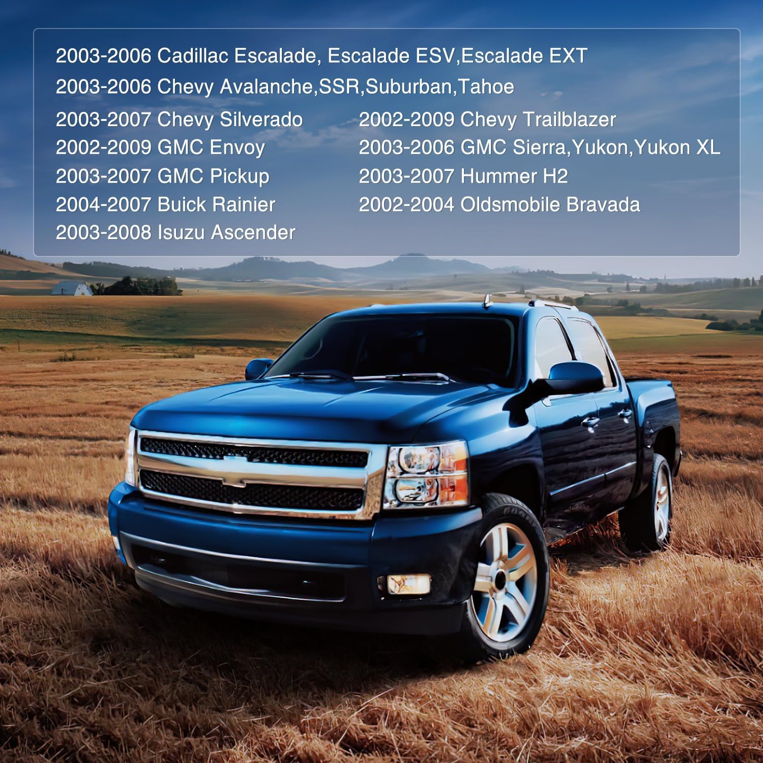 Nilight Turn Signal Switch Compatible with 2003 2004 2005 2006 Chevy Silverado Suburban Avalanche Tahoe 2003-2007 GMC Sierra Cadillac Yukon Escalade Hummer H2 Windshield Wiper Switch, 2 Year Warranty