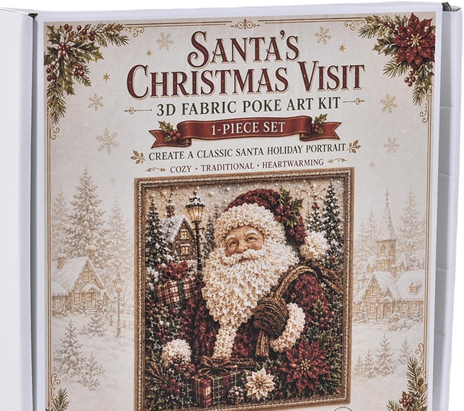 Beginner-Friendly Santa Claus Kit - DIY Christmas Craft Holiday Project