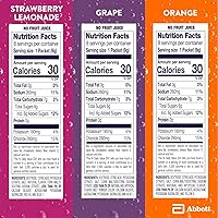 Vista 5 de Pedialyte Polvo de Electrolitos Bebida de Hidratación para Niños y Adultos Paquete de Variedad de Estación de Hidratación: Uva, Limonada