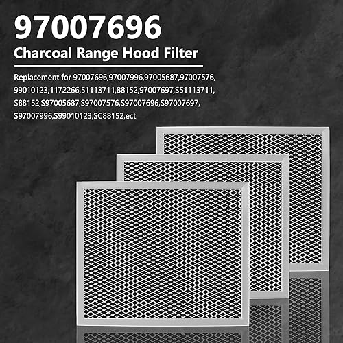 Miniatura 8 de 97007696 - Filtro de repuesto para B-Roan, filtro de campana extractora de 10.5 x 8.75 pulgadas, compatible con ventilador de ventilación de estufa