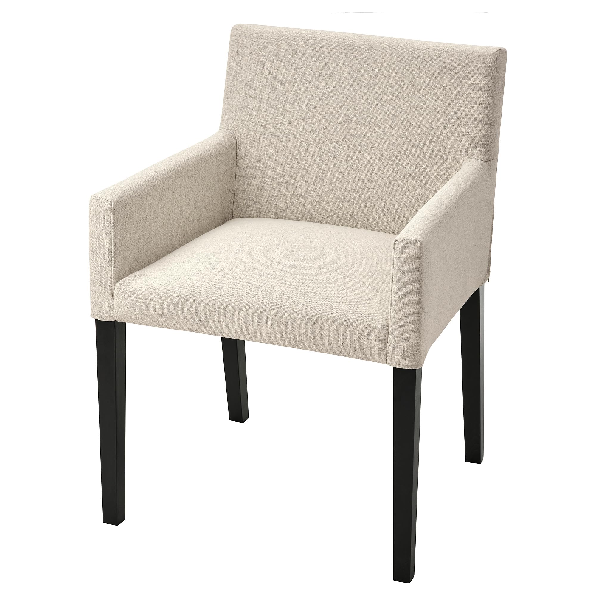 Chaise avec accoudoirs MÅRENÄS ProTuning beige et noir pour salon