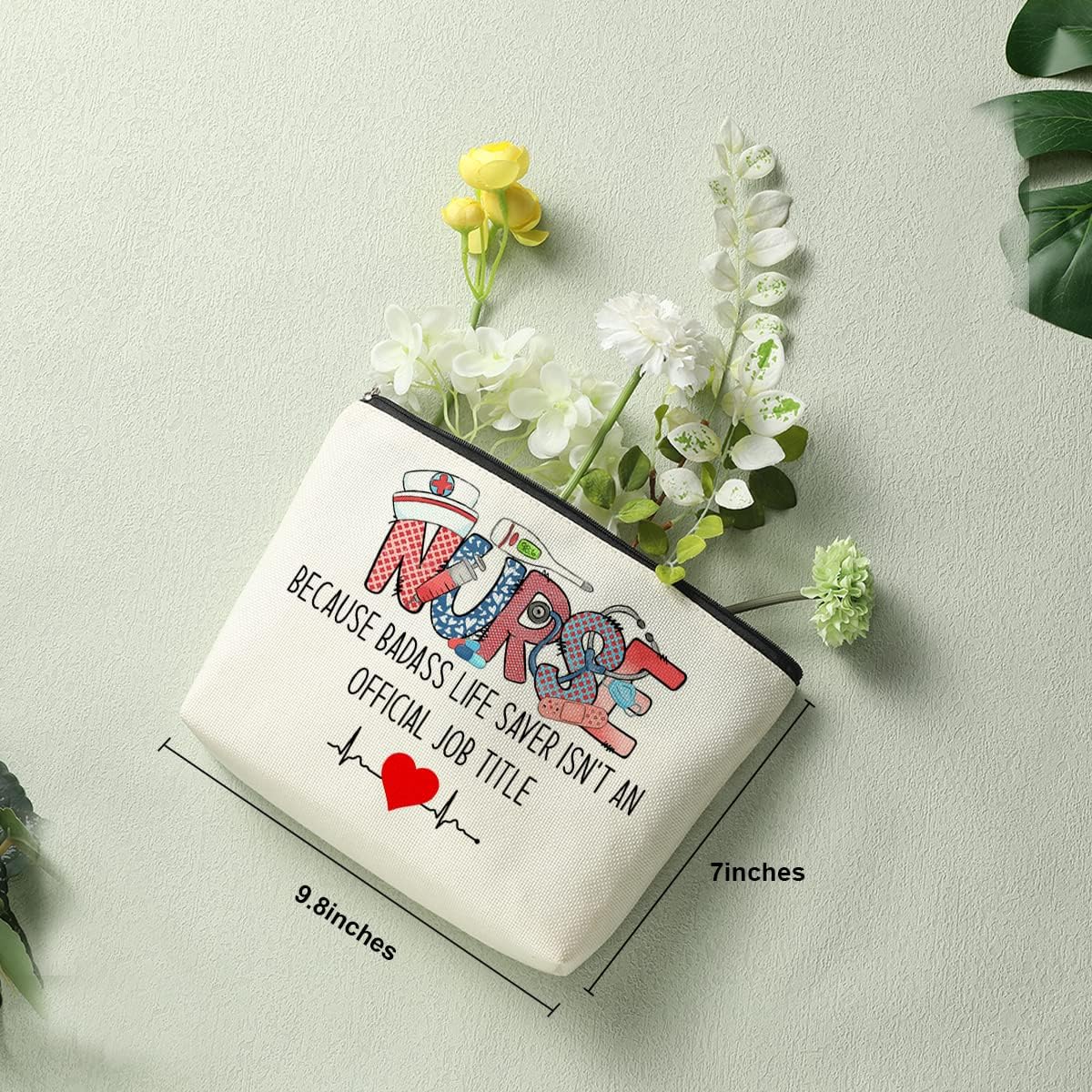 Enfermera En Apuros Amazon Bolsa De Maquillaje Para Enfermeras