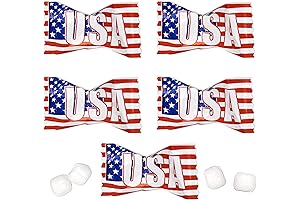 USA Flag Butter Mint Candies Bags 100 Count of Fourth of July Treats USA Candy