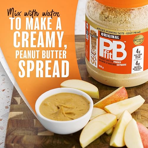 Miniatura 3 de Polvo para mantequilla de cacahuete de PBFit en polvo de cacahuete en polvo que se extiende de pátanos prensados asados reales 028oz de proteínas 2