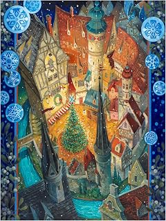Trademark Fine Art Canvas Wall Art - David Galchutt 'A Silent Night' Wall Art for Living Room, Bedroom, or Office Décor 14 x 19 Inches