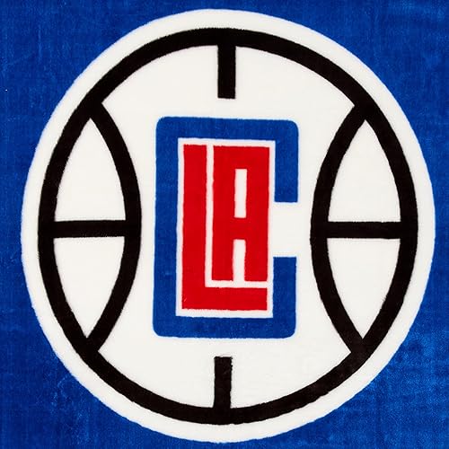 Miniatura 4 de Northwest NBA Los Angeles Clippers Raschel - Manta unisex para adultos, 50 x 60 pulgadas, Signature