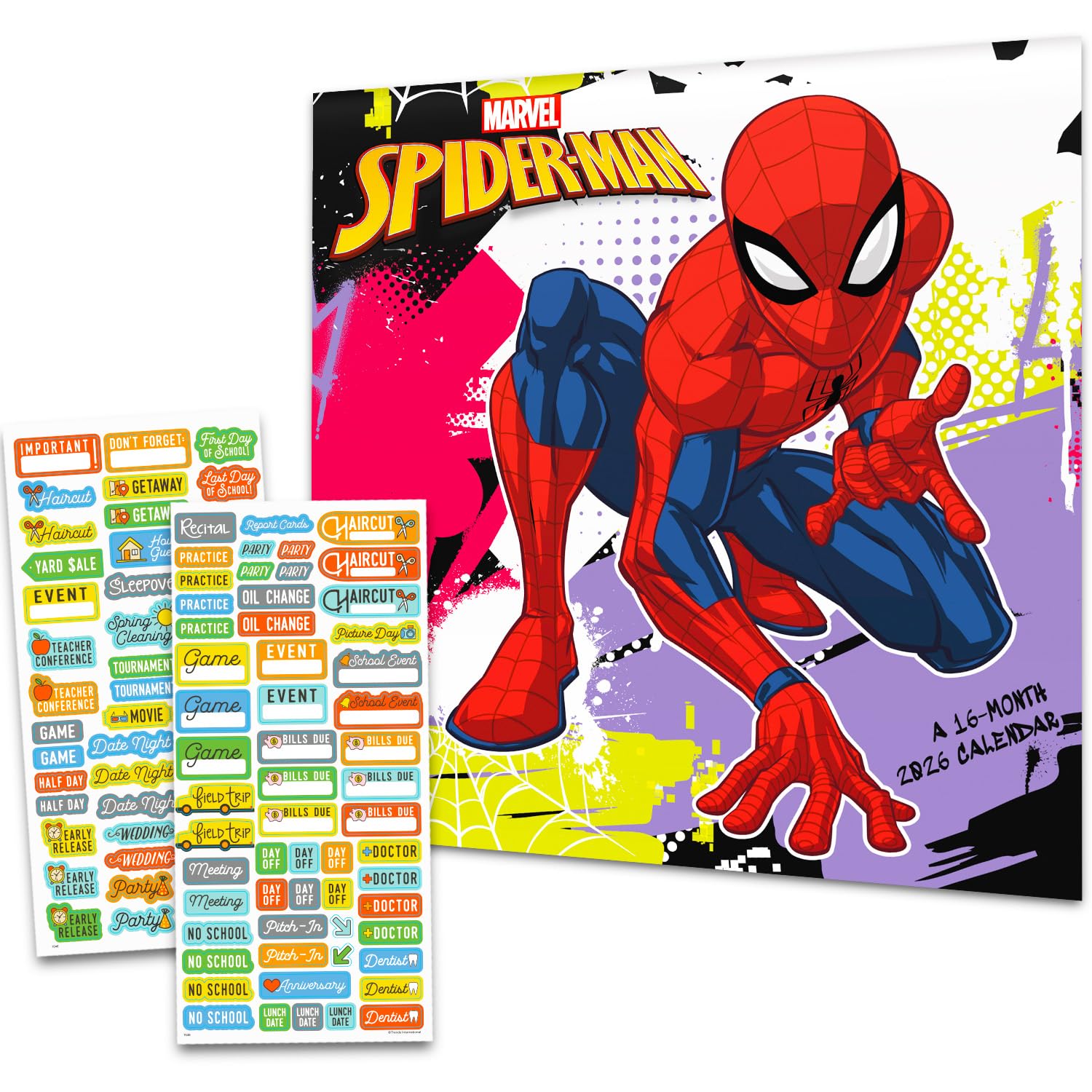 Amazon.co.jp: マーベル スパイダーマン カレンダー 2025
