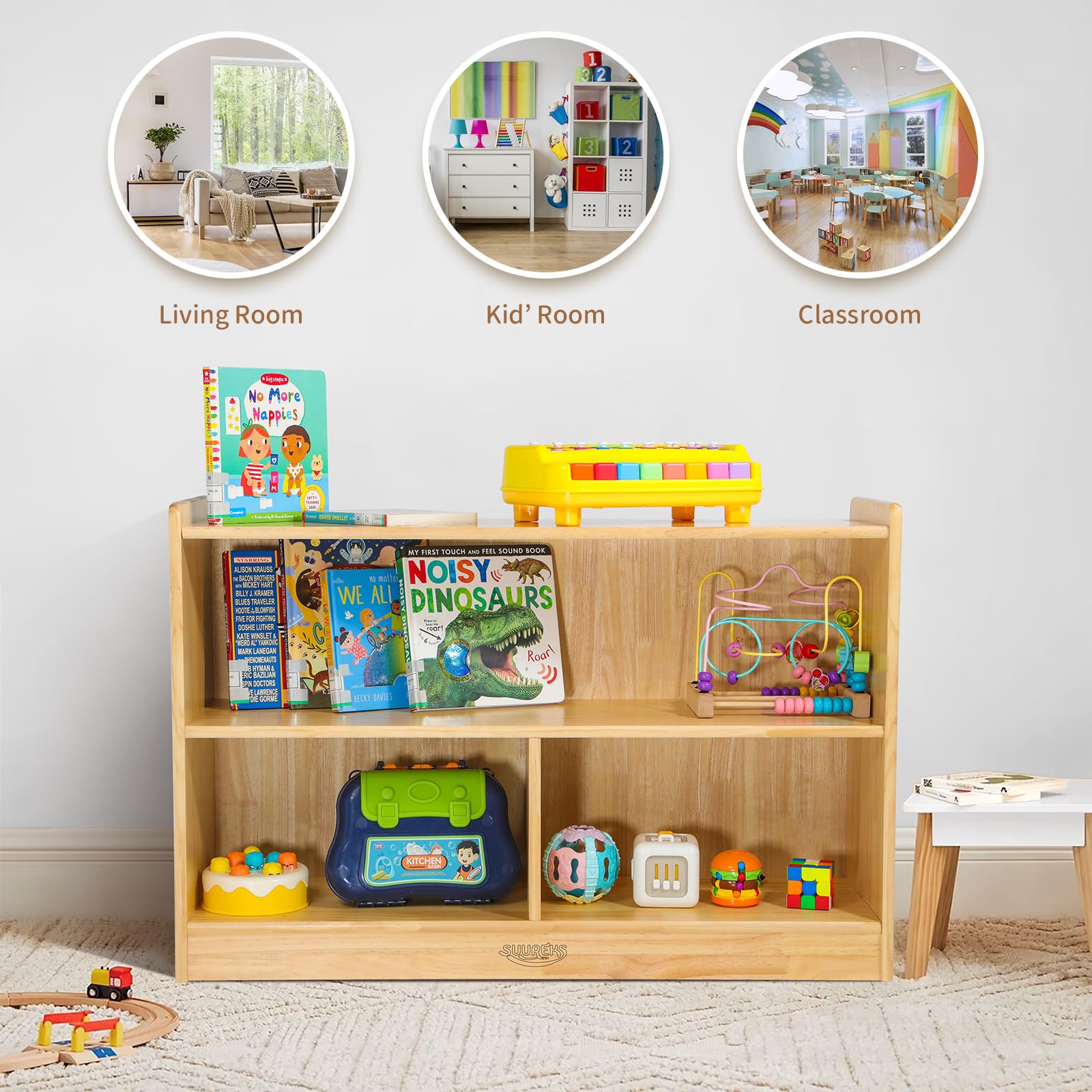 Amazon.co.jp: suureks スウレックス モンテッソーリ棚 子供用おもちゃ