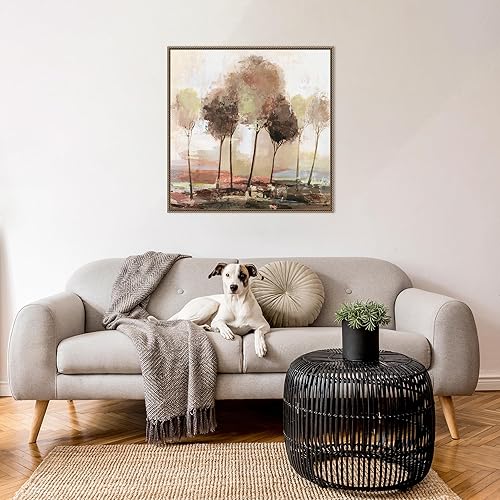 Miniatura 5 de Amanti Art Allison Pearce - Lienzo enmarcado para pared, 30 x 30 pulgadas, paisaje de ilusión, lienzo enmarcado para pared, obras de arte de