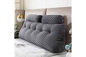 Cozy Comfort Wedge Headboard Pillow for Enhanced Bedtime Relaxation