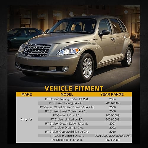 Miniatura 2 de DWVO Radiador completo compatible con Chrysler PT Cruiser 2.4L L4 4Cyl DWRD1013 2001 2002 2003 2004 2005 2006 2007 2008 2009 2010