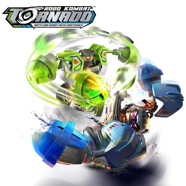 Foto 7 de 7 de SILVERLIT - Robot Kombat Tornado - Figura de Control Remoto - Golpes superpotentes a 360°