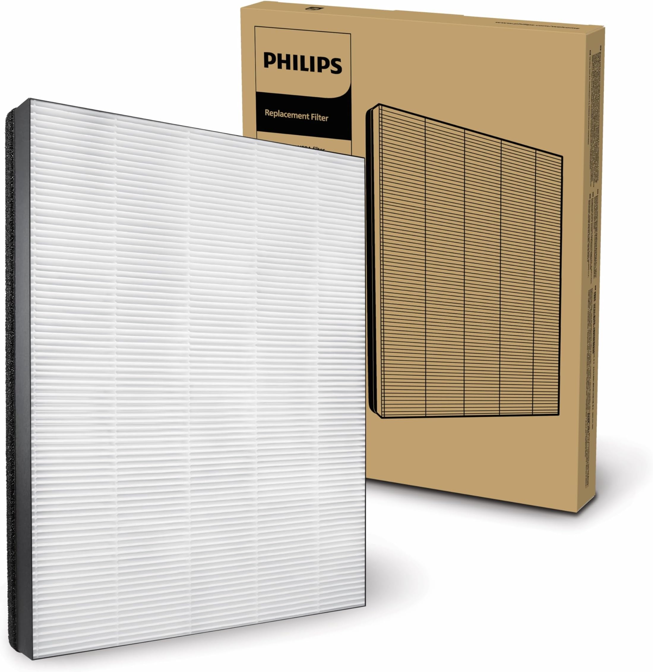 Philips NanoProtect HEPA Filter - Genuine Replacement Filter, Up to 24 months lifetime, Filters 99.97% 0.003μm particles - FY1410/30