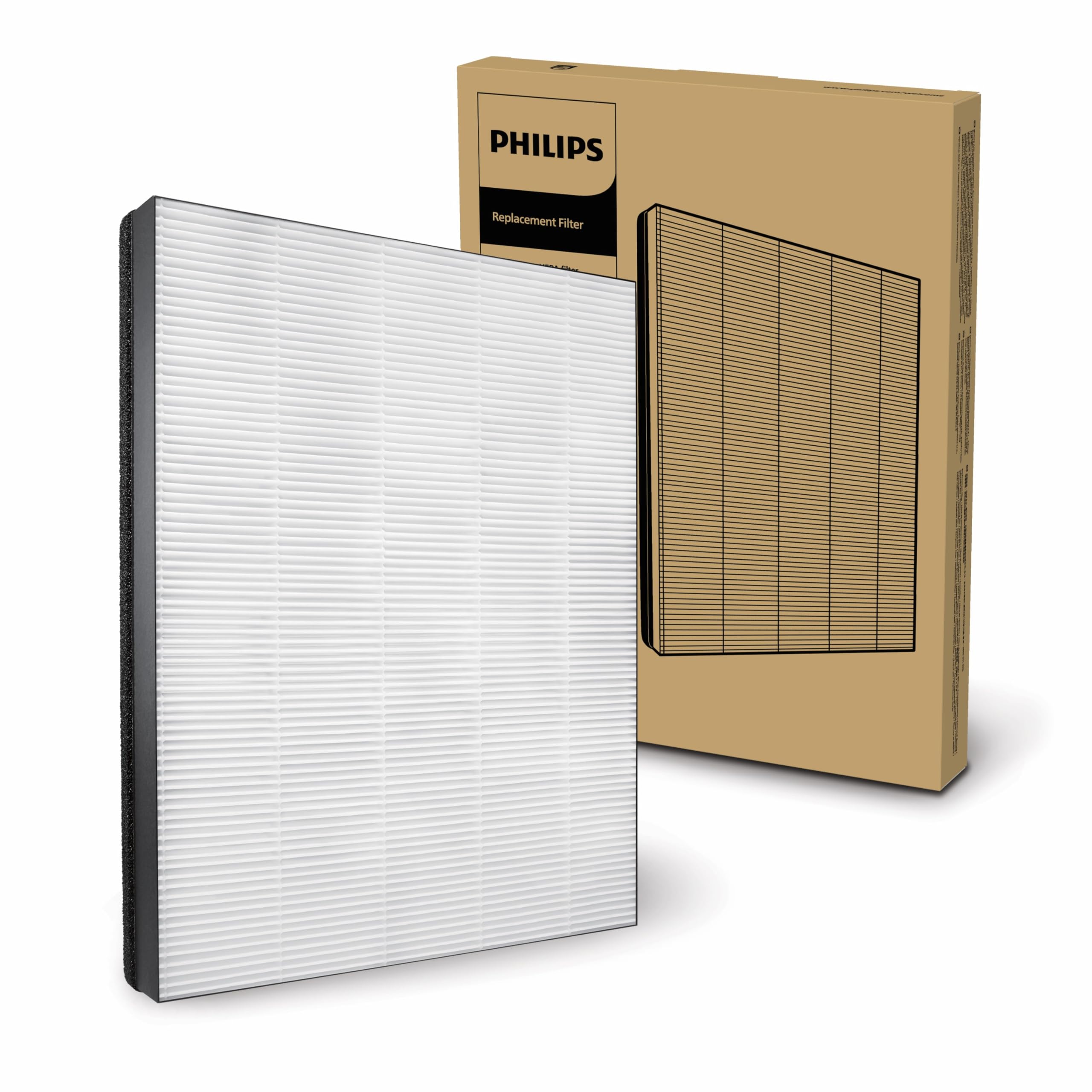 PhilipsNanoProtect HEPA Filter - Genuine Replacement Filter, Up to 24 months lifetime, Filters 99.97% 0.003μm particles - FY1410/30