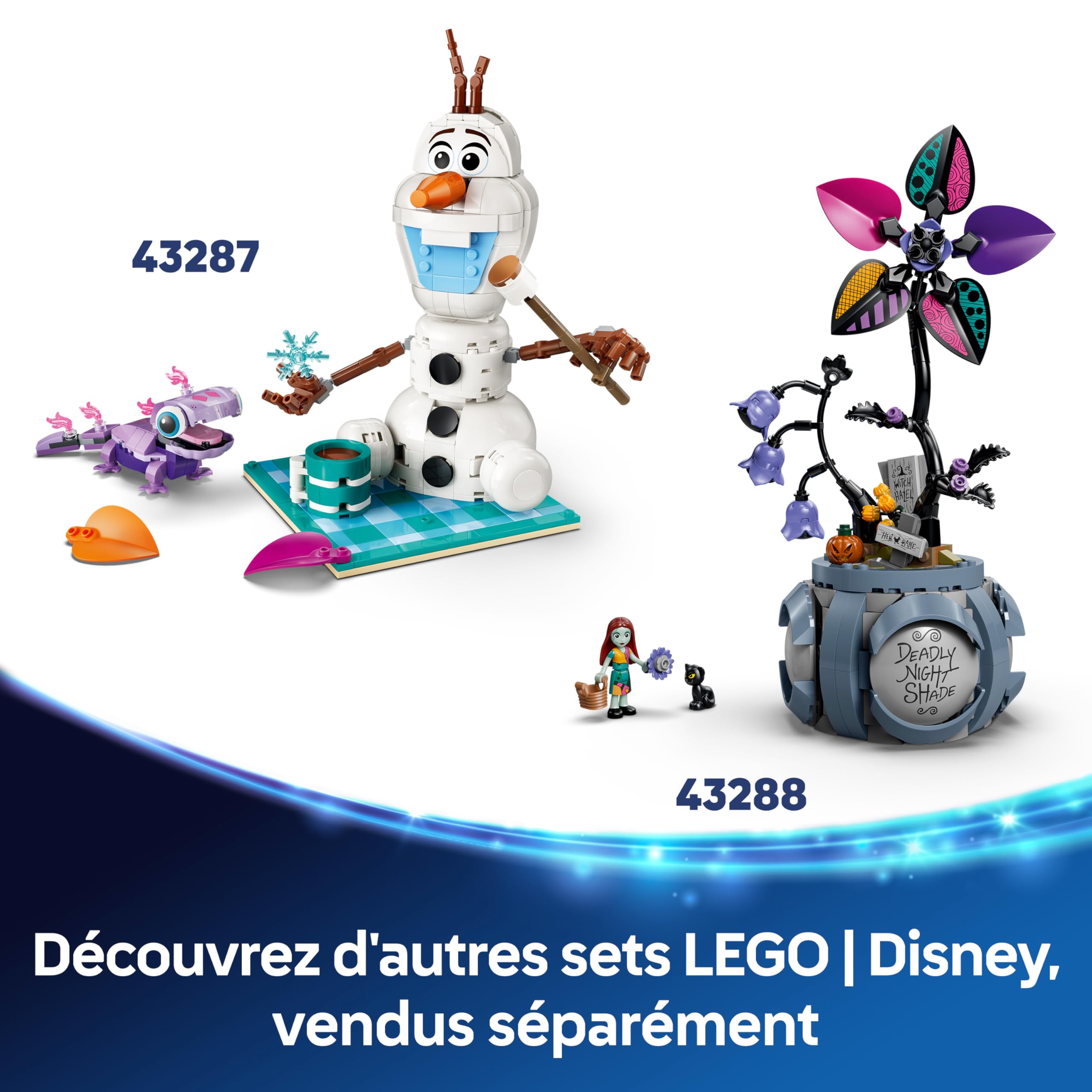 LEGO ǀ Disney et Pixar Kevin et Doug - Jouets - Chien Golden Retriever & Oiseau Exotique - Idée de Décoration de Chambre d'enfant DIY - Cadeau d'anniversaire Fille 9 Ans ou Fans du Film Là-Haut 43290