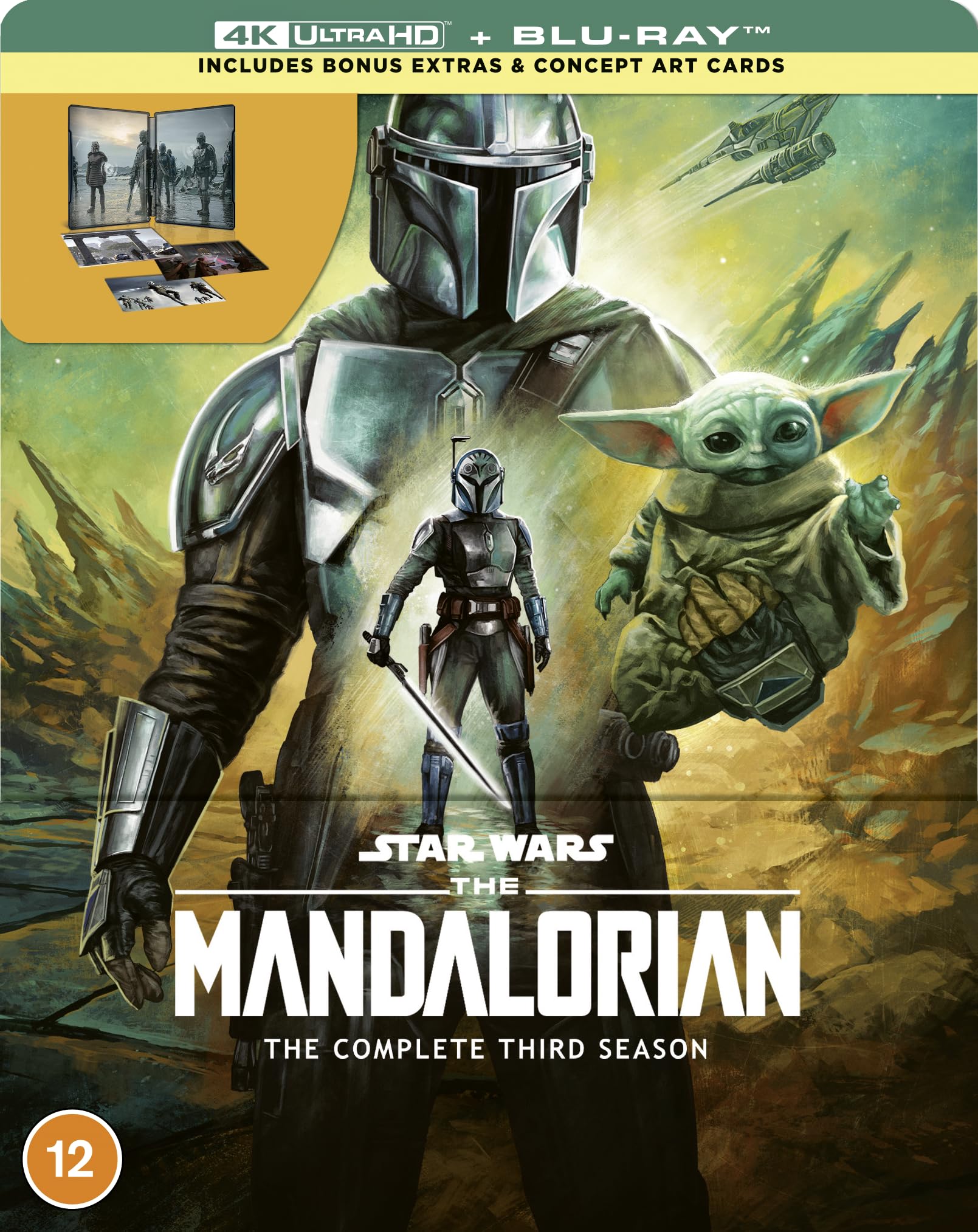 MANDALORIAN SEASON 3 UHD BD STEELBK [Blu-ray] [Region Free]