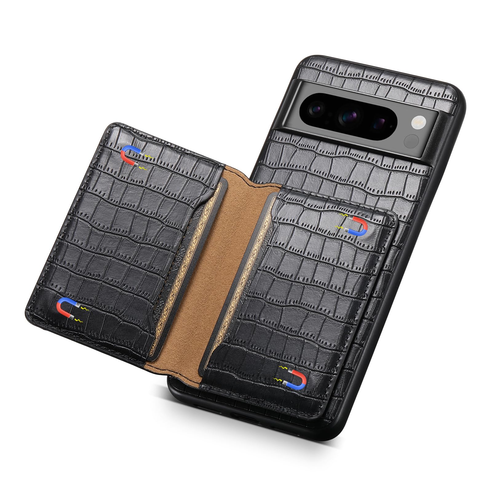 Etui do Google Pixel 11 Pro XL/ 11 Pro/ 11, Skórzane etui z portfelem