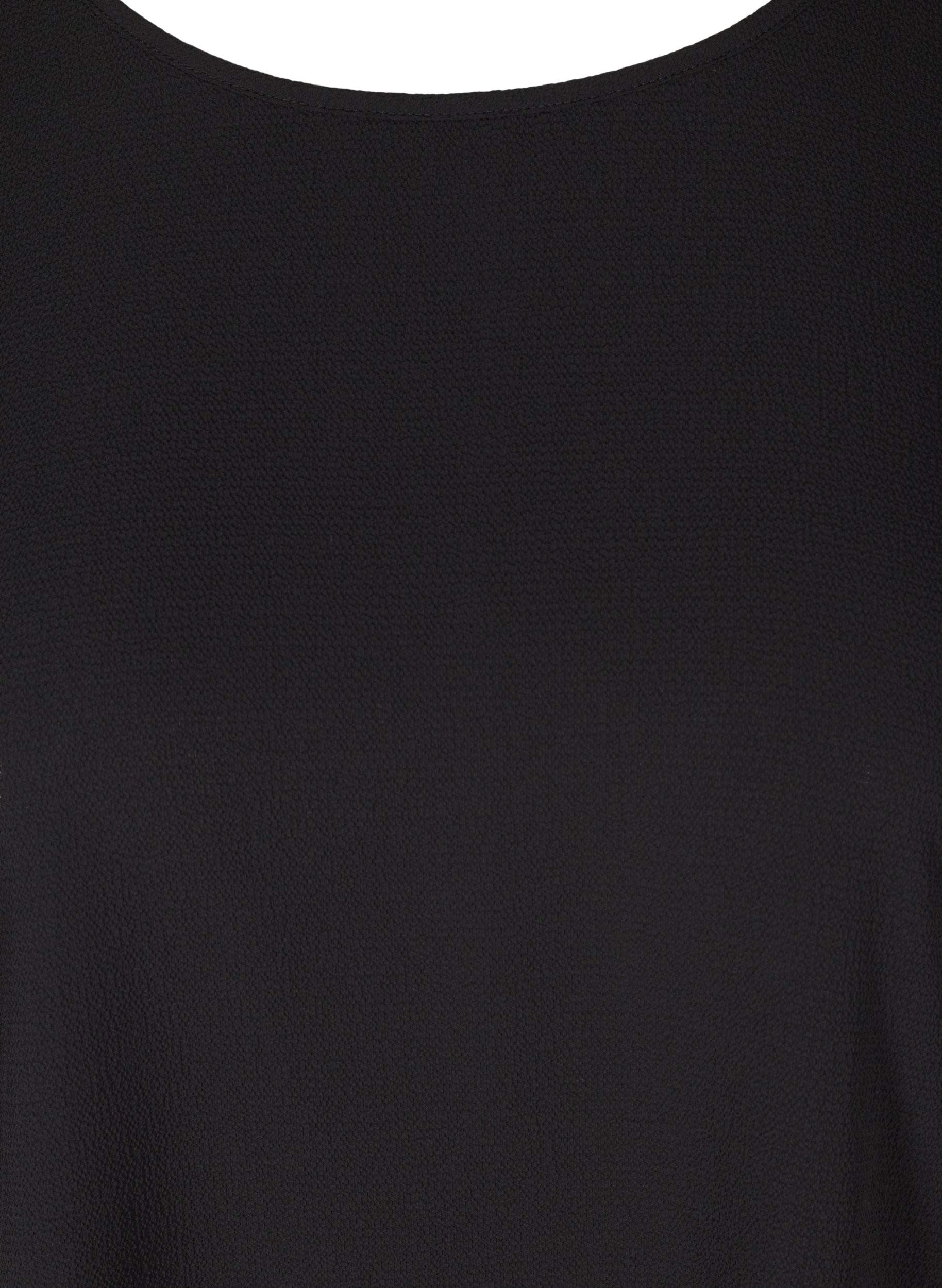 Zizzi Bluse Große Größen Damen - Kurzarm Tunika mit Rundhalsausschnitt - Elegante Plus Size Kleidung für den Sommer - Curvy Mode Damen Größe 45-56