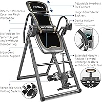 Vista 2 de Innova Health and Fitness Inversion Table with Adjustable Headrest, Reversible Ankle Holders, and 300 lb Weight Capacity