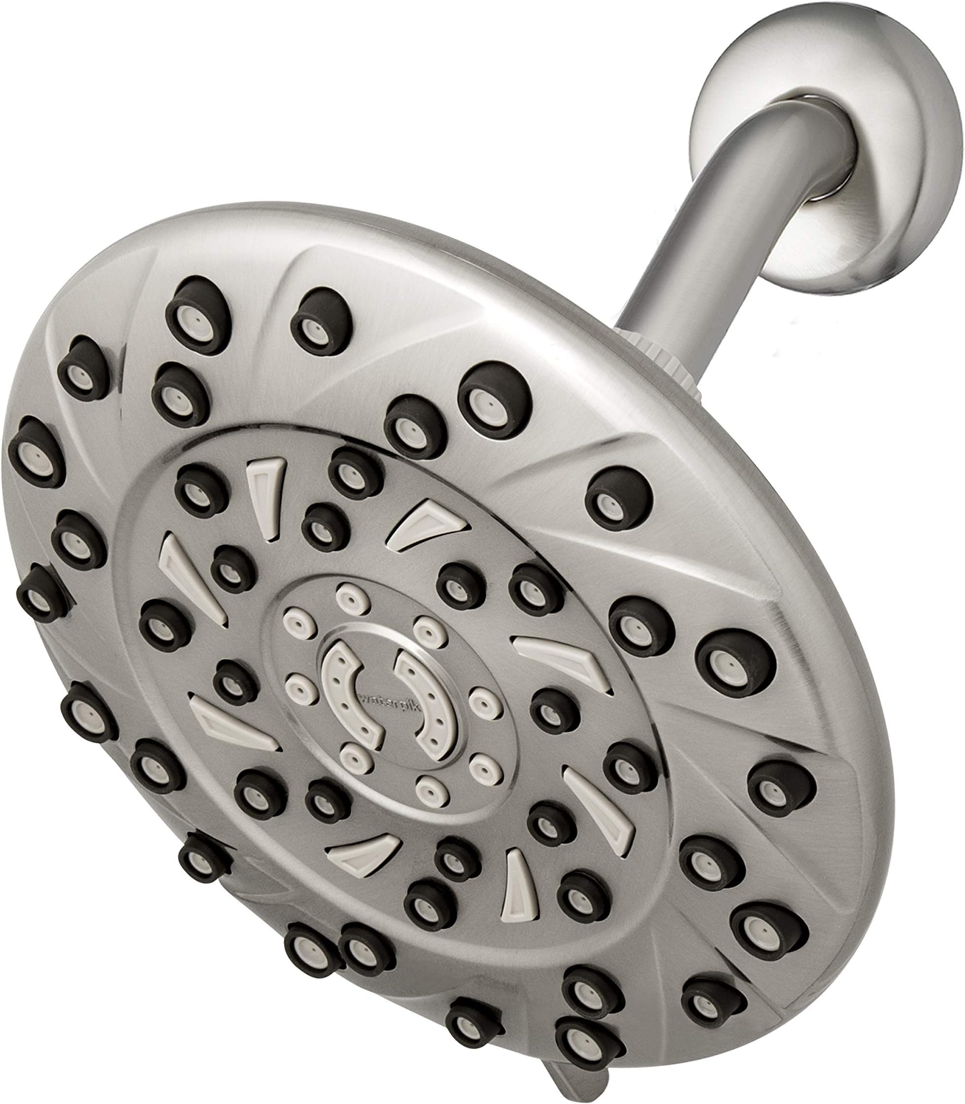 Waterpik Dual Power Pulse Massage Shower Head, Modern Style, Brushed