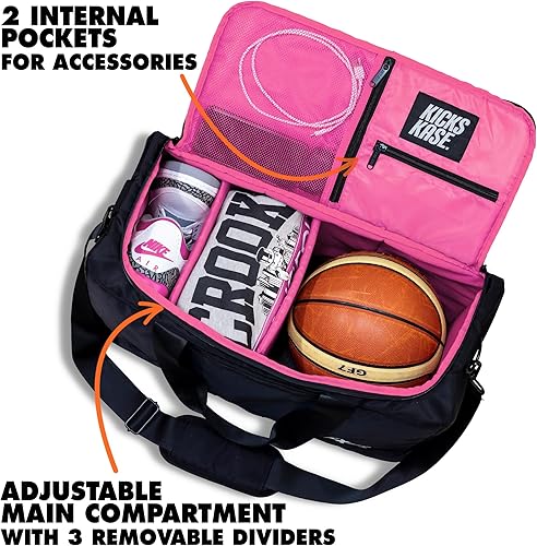 Miniatura 4 de KXKS. Kicks Kase Essential - Bolsa de viaje para zapatos, bolsa de viaje para zapatos deportivos, bolsa de deporte perfecta para gimnasio, viajes y