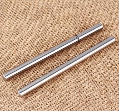 Miniatura 8 de Bolígrafo de acero inoxidable plateado, punta fina, tinta negra, un paquete