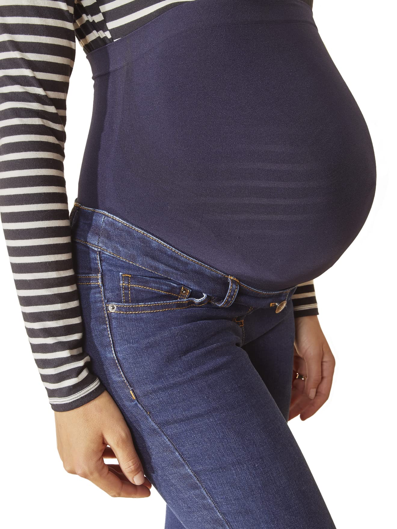 VERTBAUDET Jean Slim de Grossesse Bandeau sans Couture