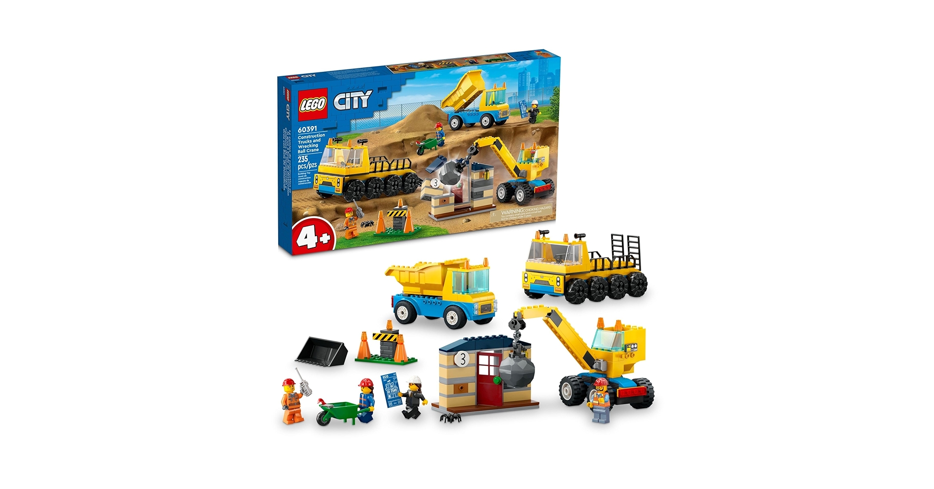 Amazon.com: LEGO City Construction Trucks and Wrecking Ball