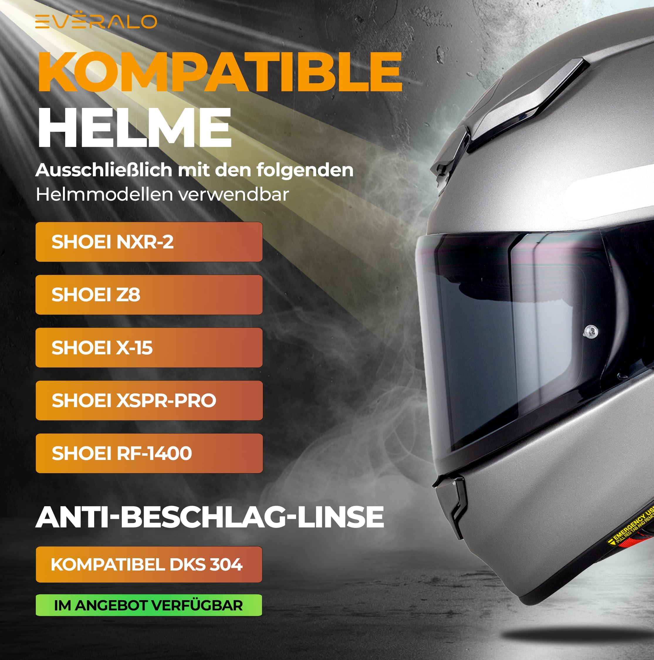 kompatibel mit Visier Shoei Nxr 2 - Z8 - Xspr Pro - X15 - Cwr F2 (Photocromisch)