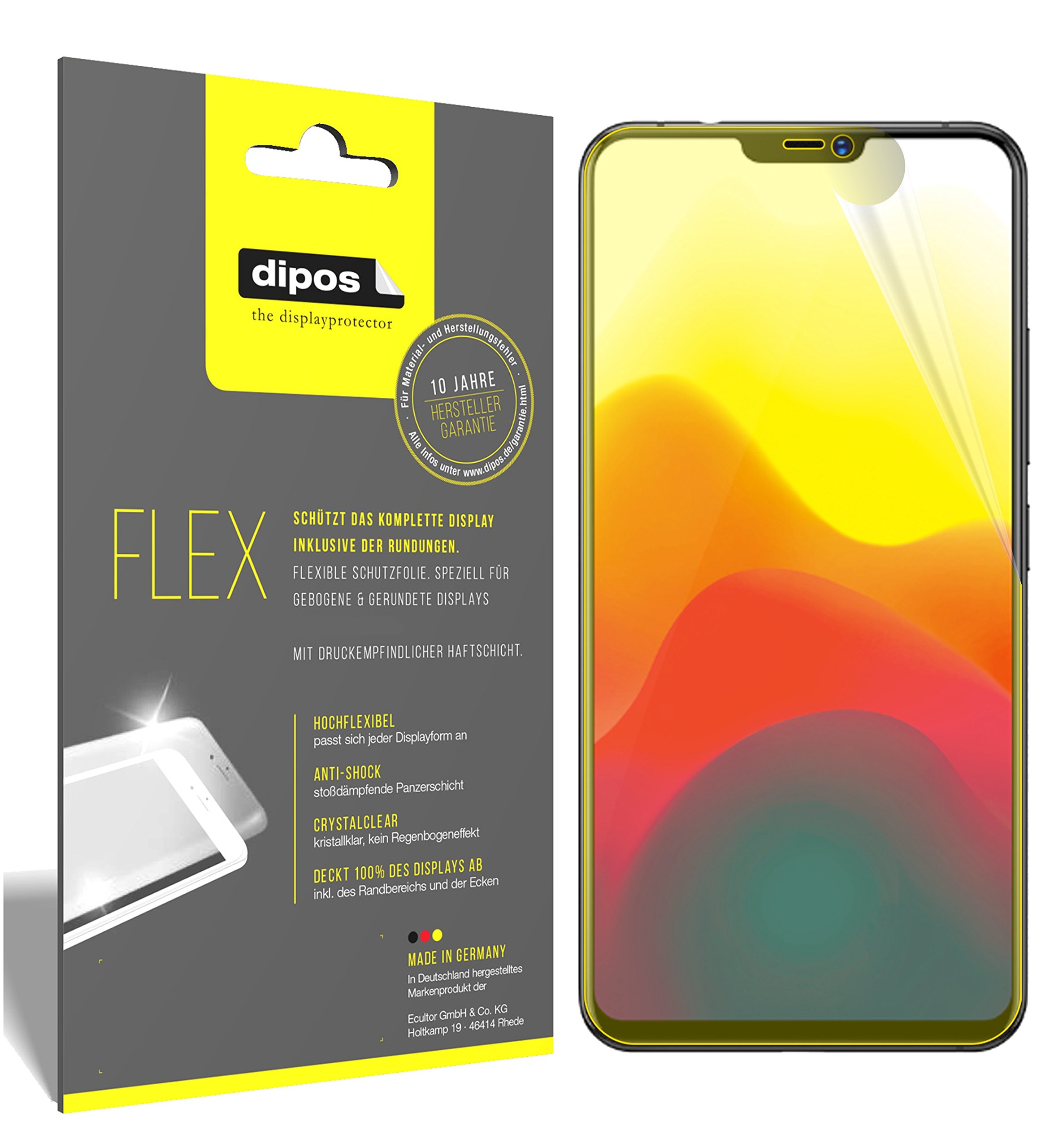 3x Pellicola per Hafury Umax protettiva, rivestimento al 100