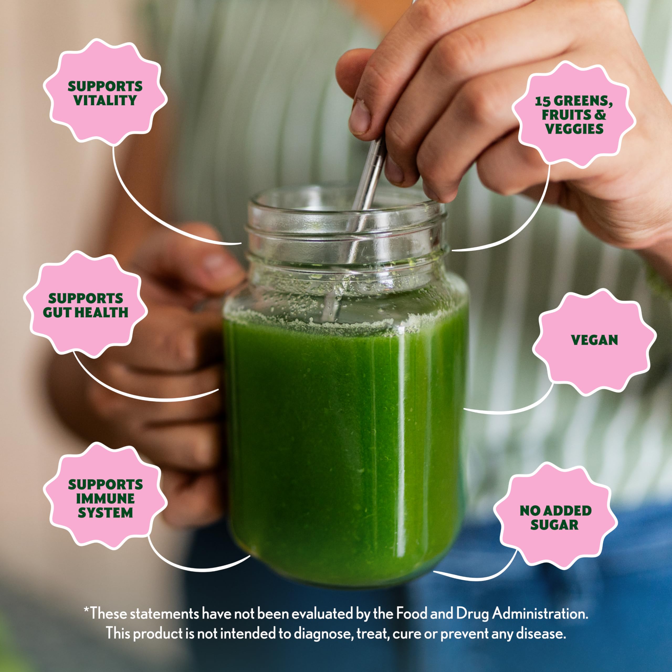 Amazing Grass Super Greens Powder, Organic, Berry, 100 Servings — Amazon image 4