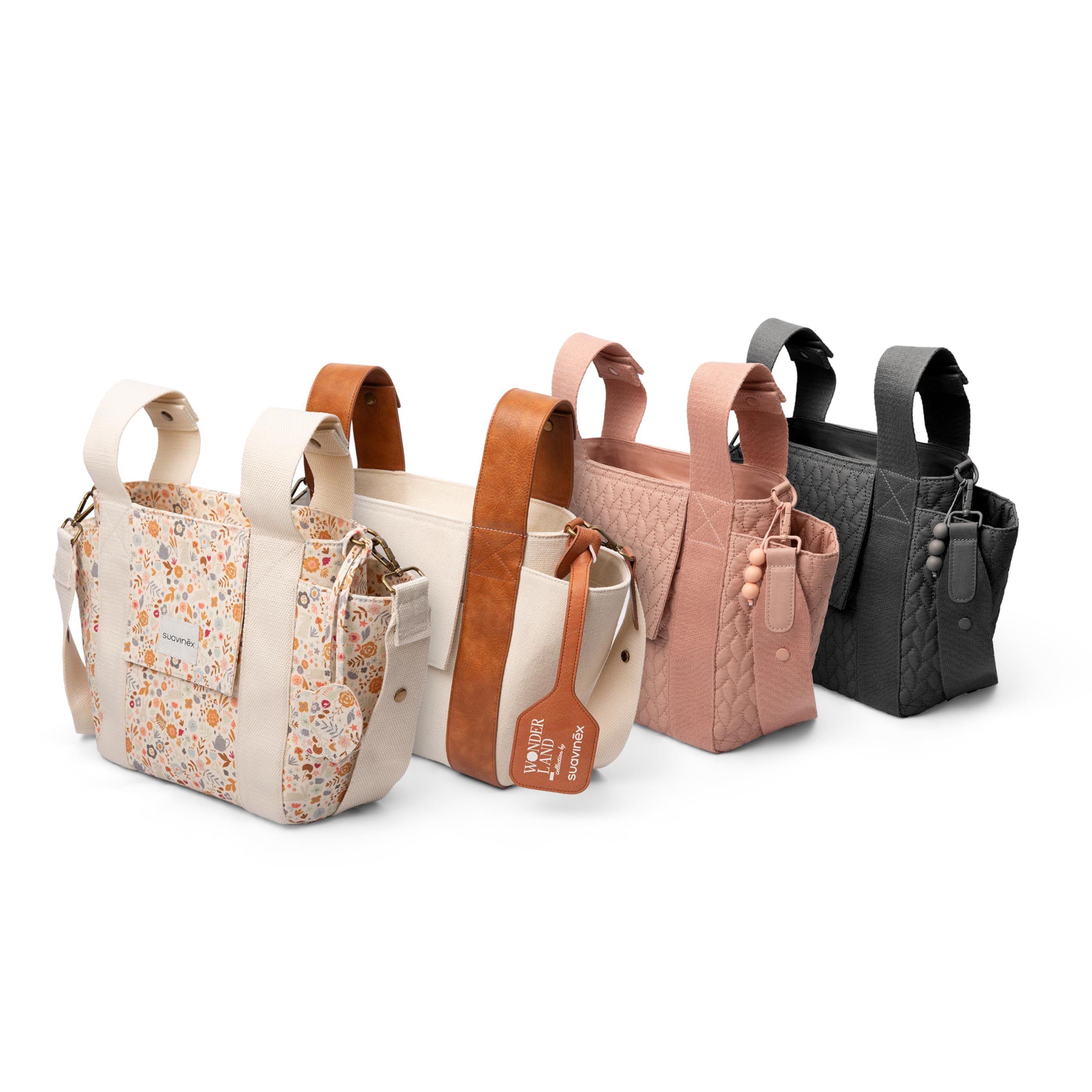 Suavinex, Sac de Maternité, Sac à Langer Bébé, Organisateur pour Poussette, Avec Anses Ajustables à la Poussette, Fermeture Éclair, Compact et de Grande Capacité, avec Poches Intérieures