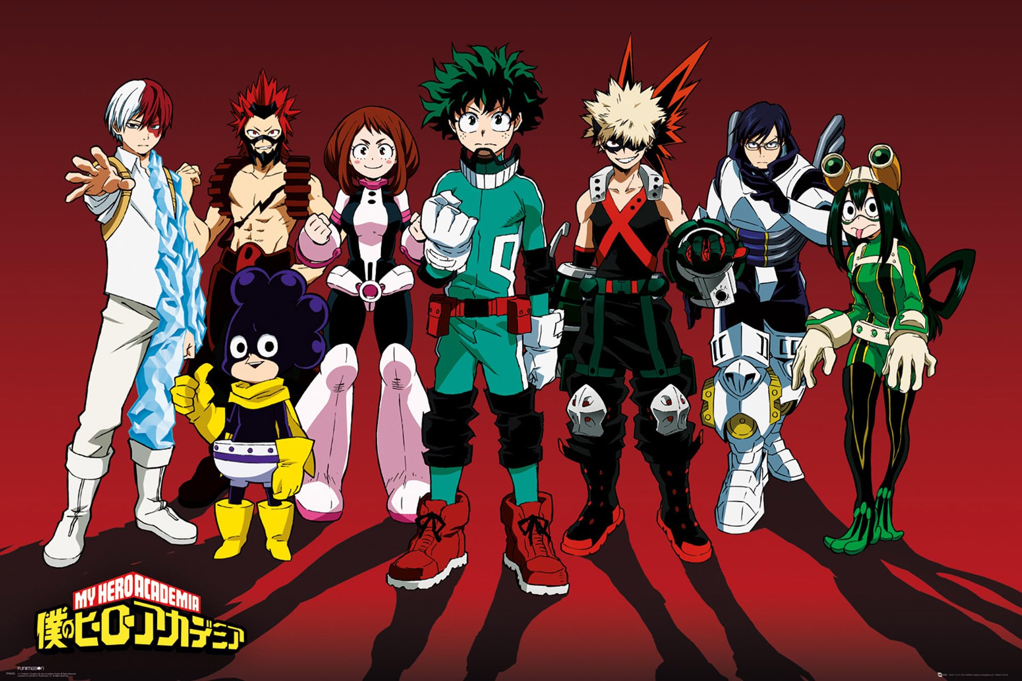 GB eye My Hero Academia Line Up 61 x 91.5cm Maxi Poster