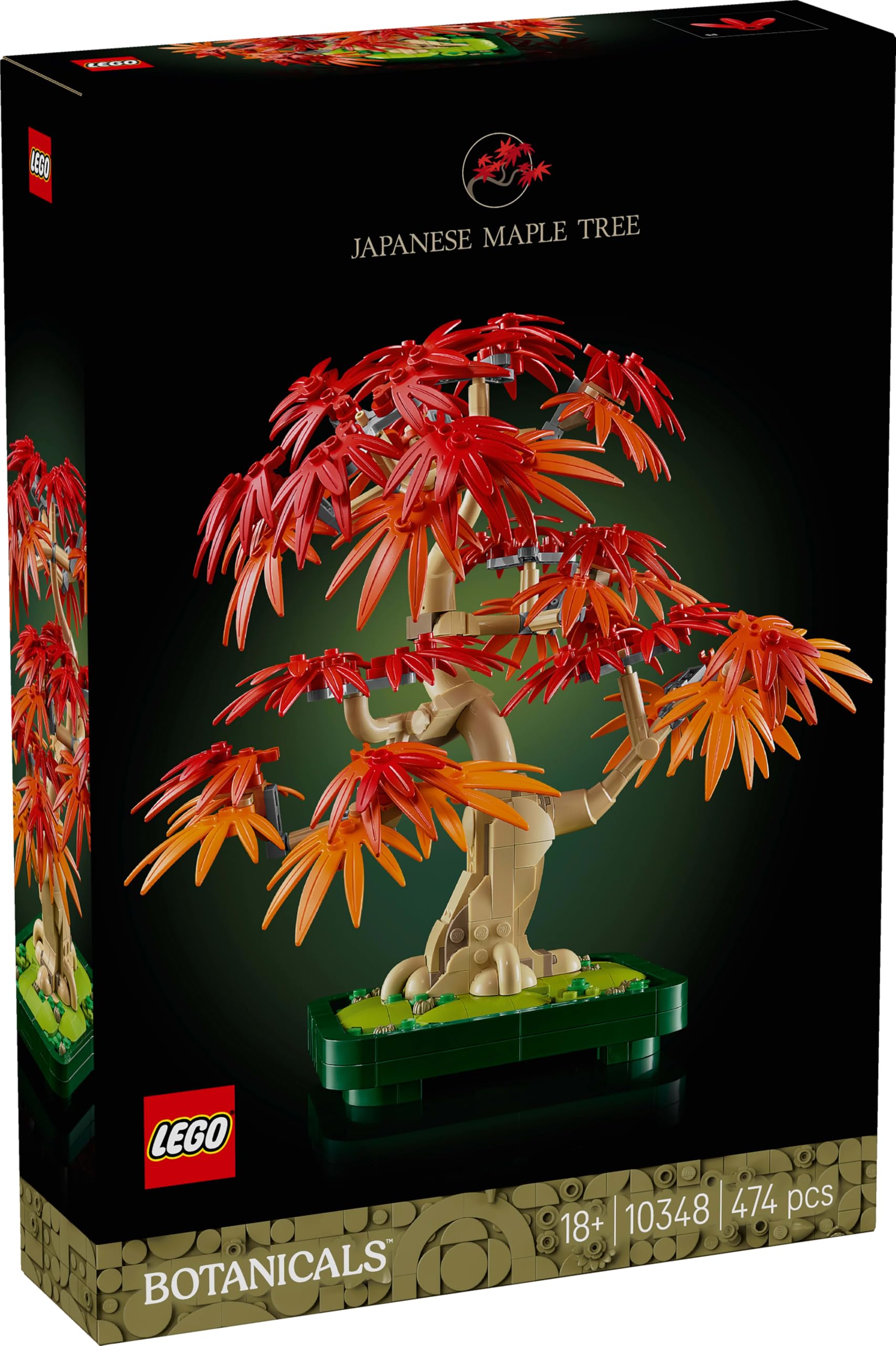 LEGO Botanicals Japanese Red Maple Bonsai Tree Plant Decor 10348 Building Blocks for 18+ Gift 3