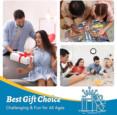 Miniatura 7 de Rompecabezas de 300 piezas para adultos, rompecabezas de 300 piezas grandes para adultos, rompecabezas de club de motocicleta, regalo divertido para